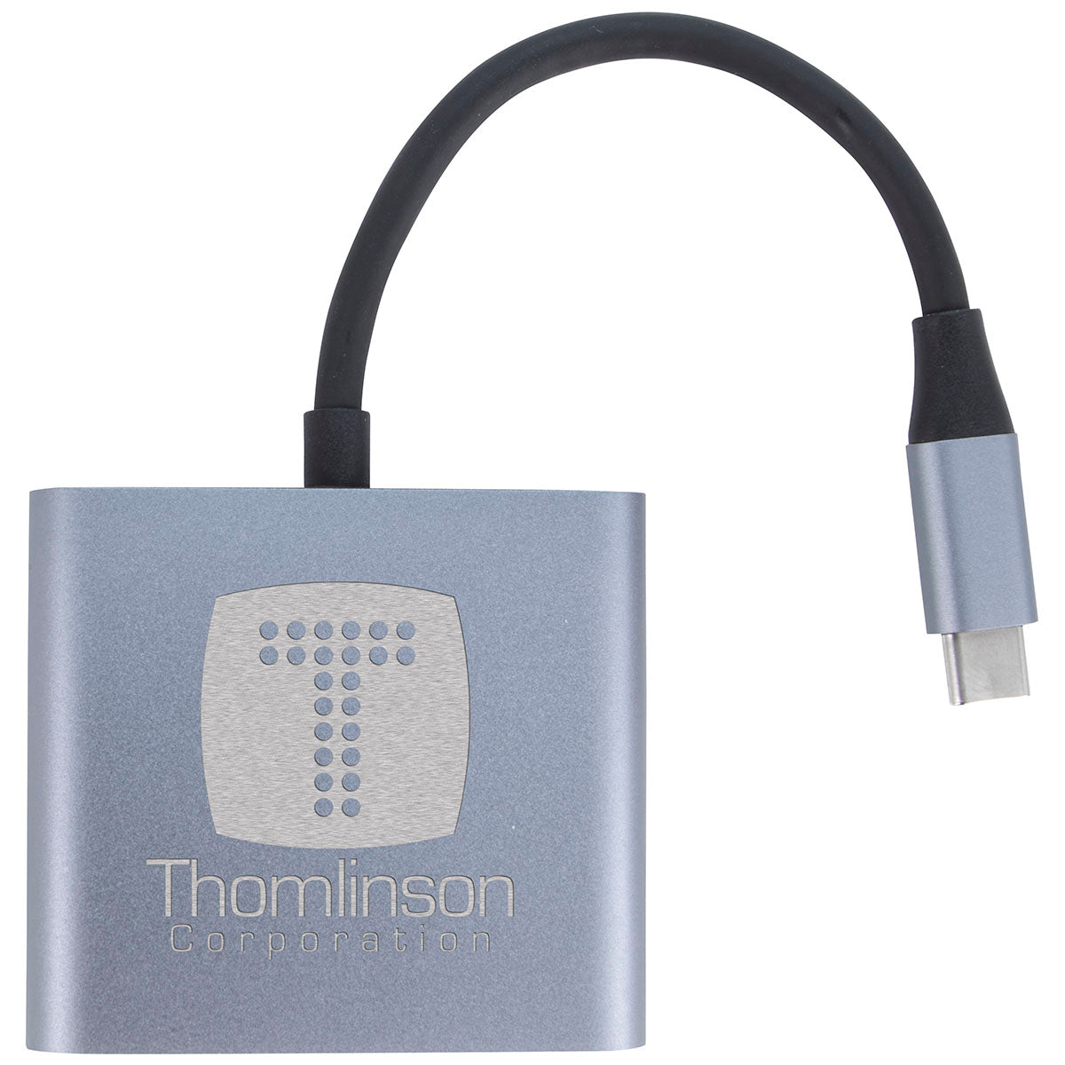 Koozie Gun metal Compact 3-in-1 HDMI USB Hub