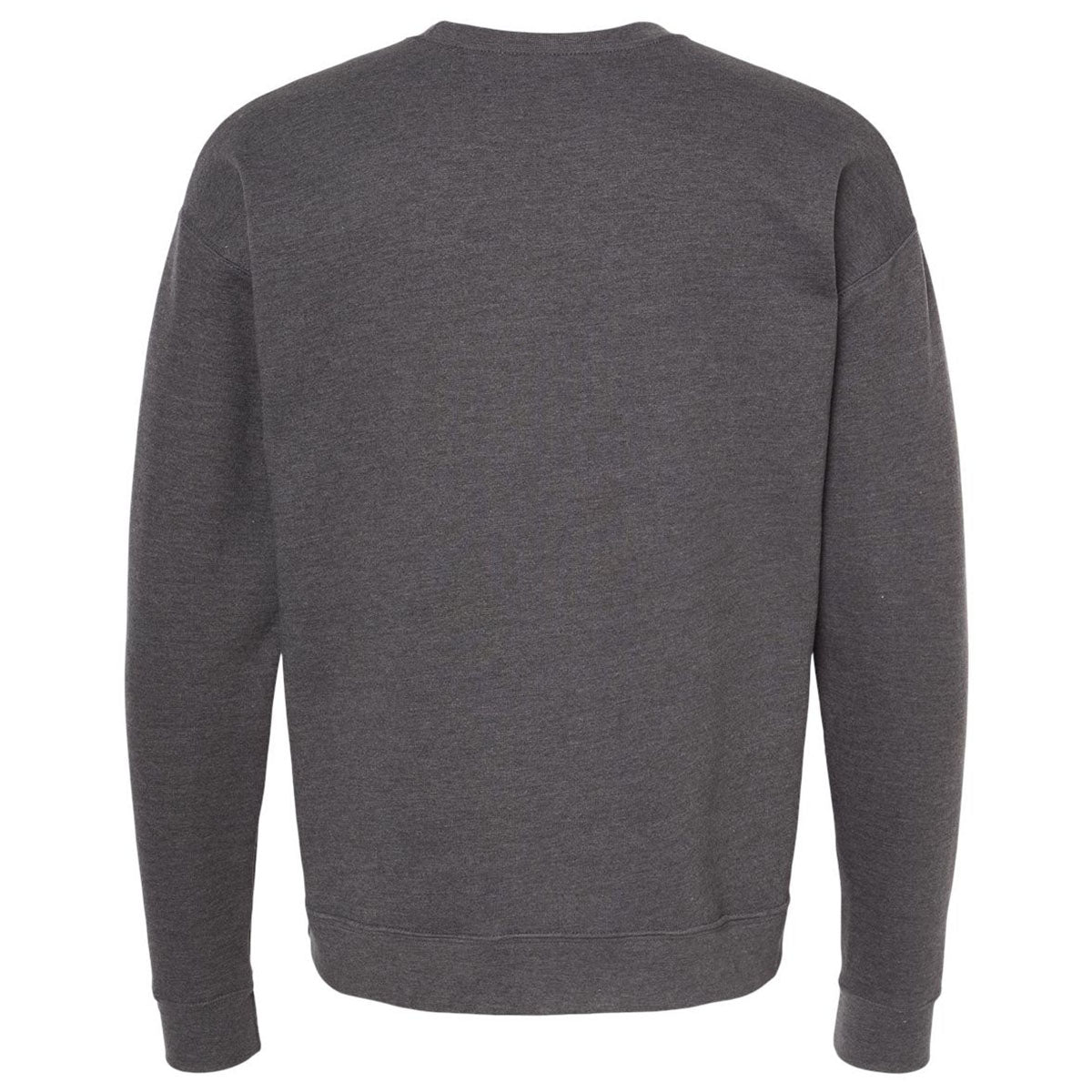 Tultex Unisex Heather Charcoal Fleece Crewneck Sweatshirt