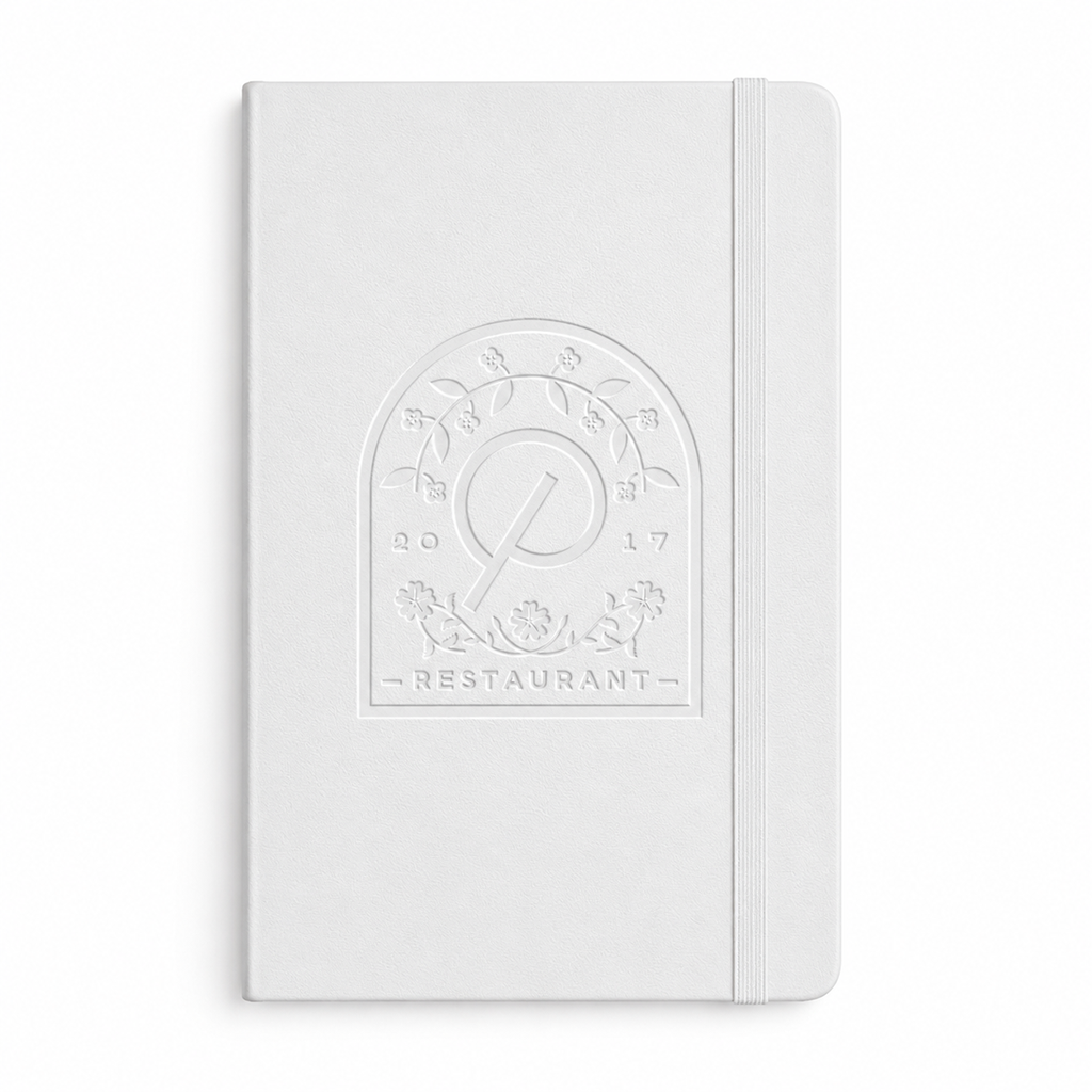 48-Hour Moleskine White Hard Cover Ruled Medium Notebook (4.5" x 7.0")