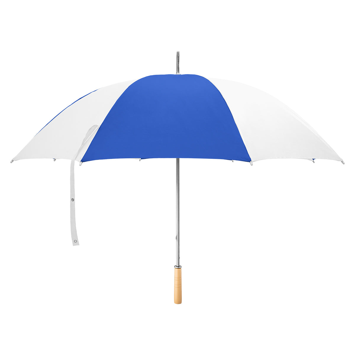 Hit 60" White/Blue Arc Golf Umbrella