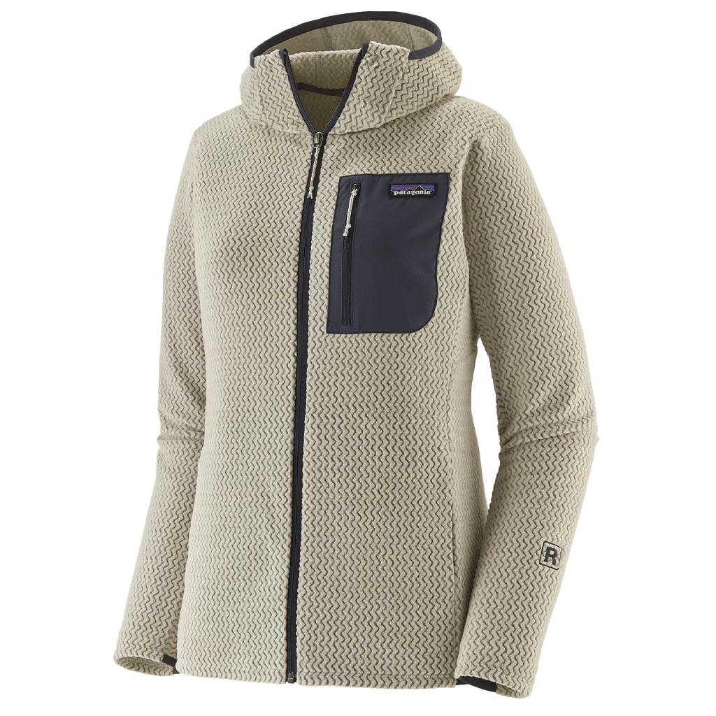 Patagonia Women's Wool White R1 Air Full-Zip Hoody