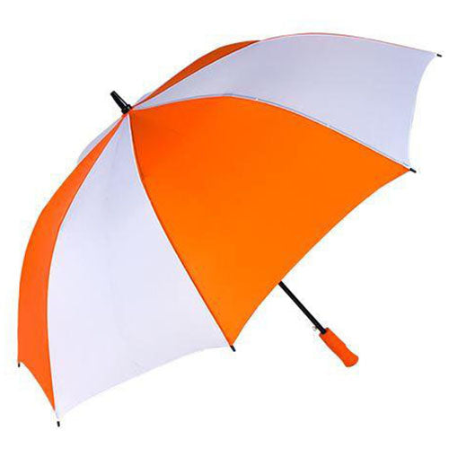 Shed Rain Orange/White 58" Auto-Open Golf Umbrella