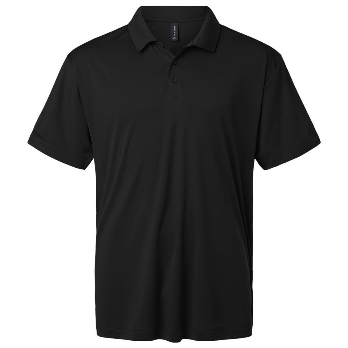 AllPro Men's Black Pro-Lock Performance Polo