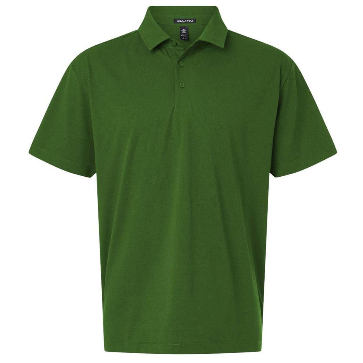 AllPro Men's Olive Green Pro-Flex Sorona Polo