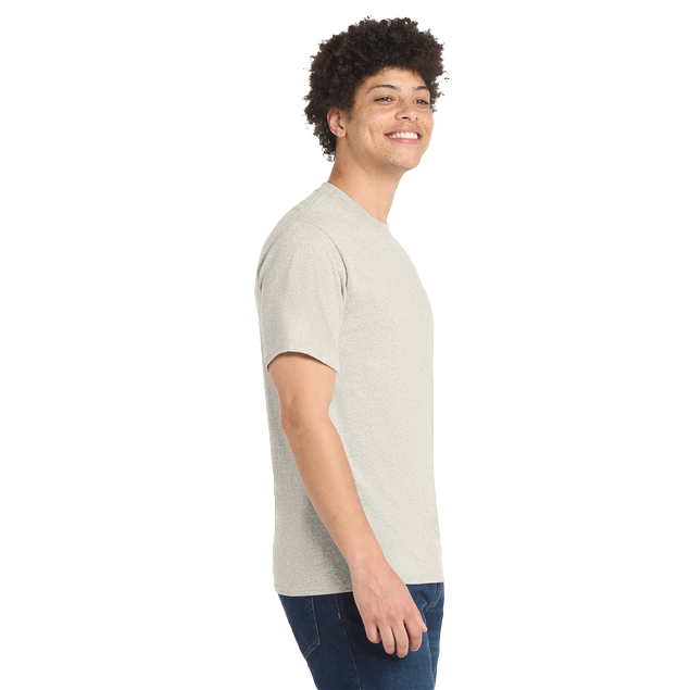 Port & Company Men's Oatmeal Heather Core Blend Tee