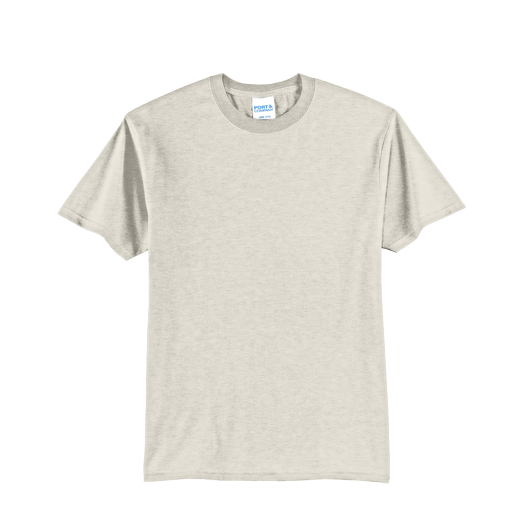 Port & Company Men's Oatmeal Heather Core Blend Tee