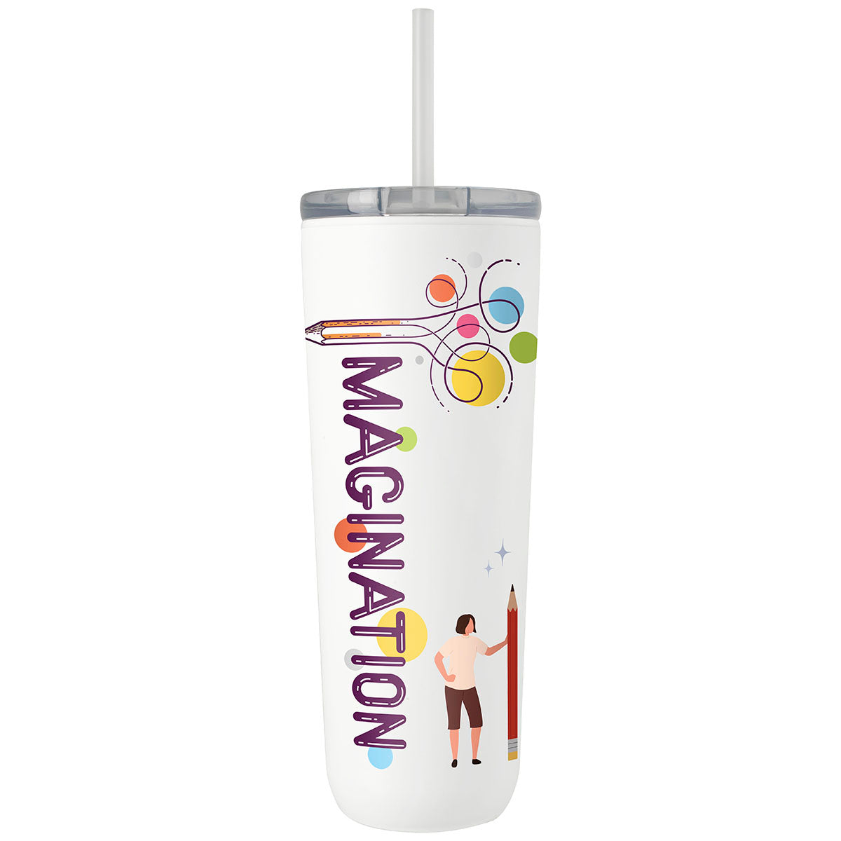Good Value White Breeze Recycled Tumbler - 26 oz.
