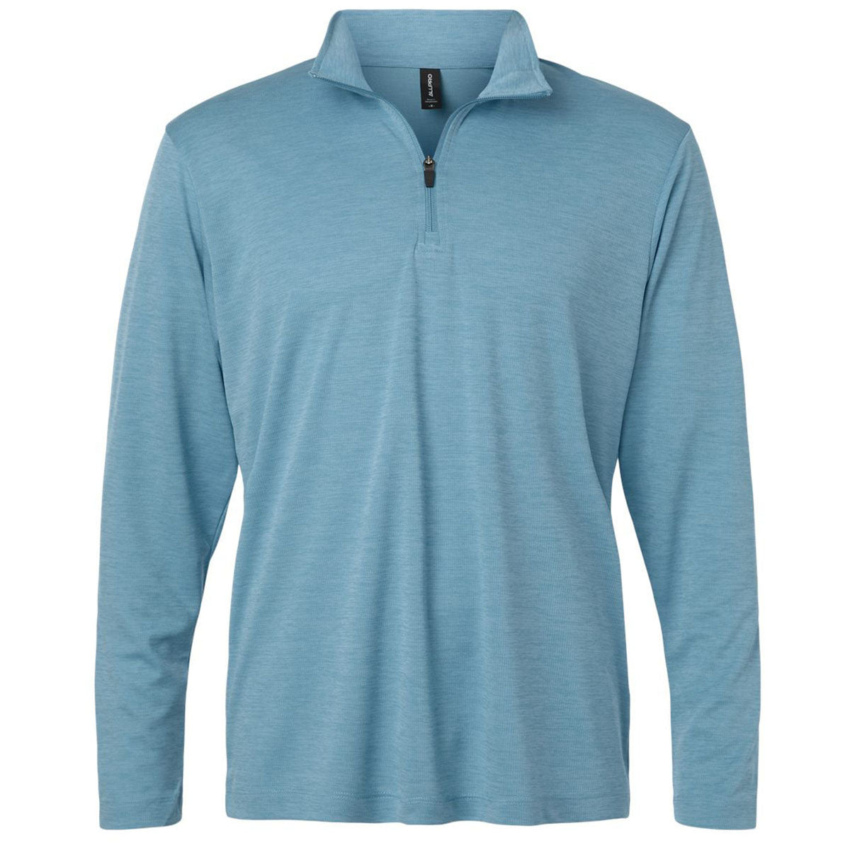 AllPro Men's Cloud Blue Melange Pro-Lock Performance Melange Quarter-Zip Pullover