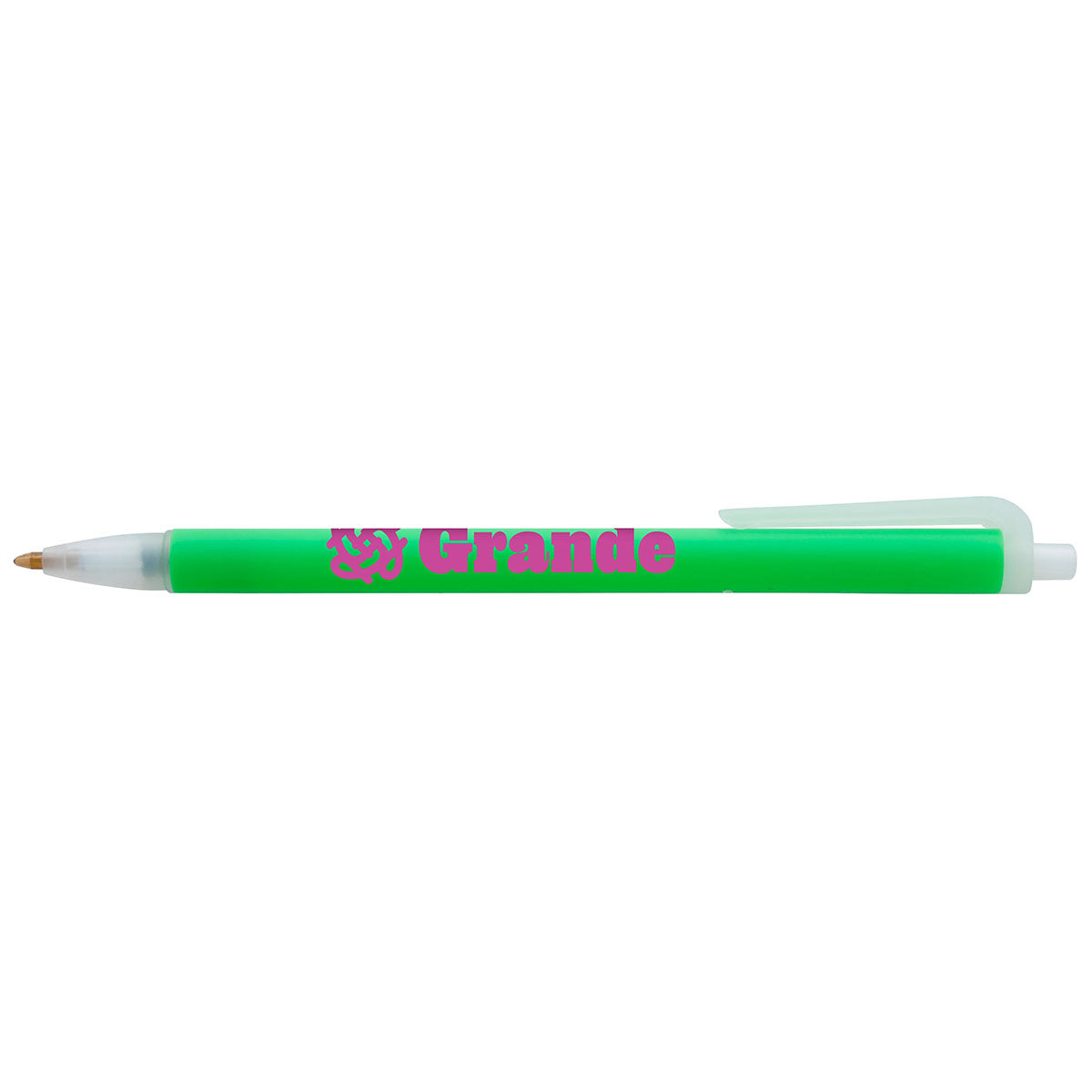 Good Value Neon Green with Black Ink Contender Party Pen