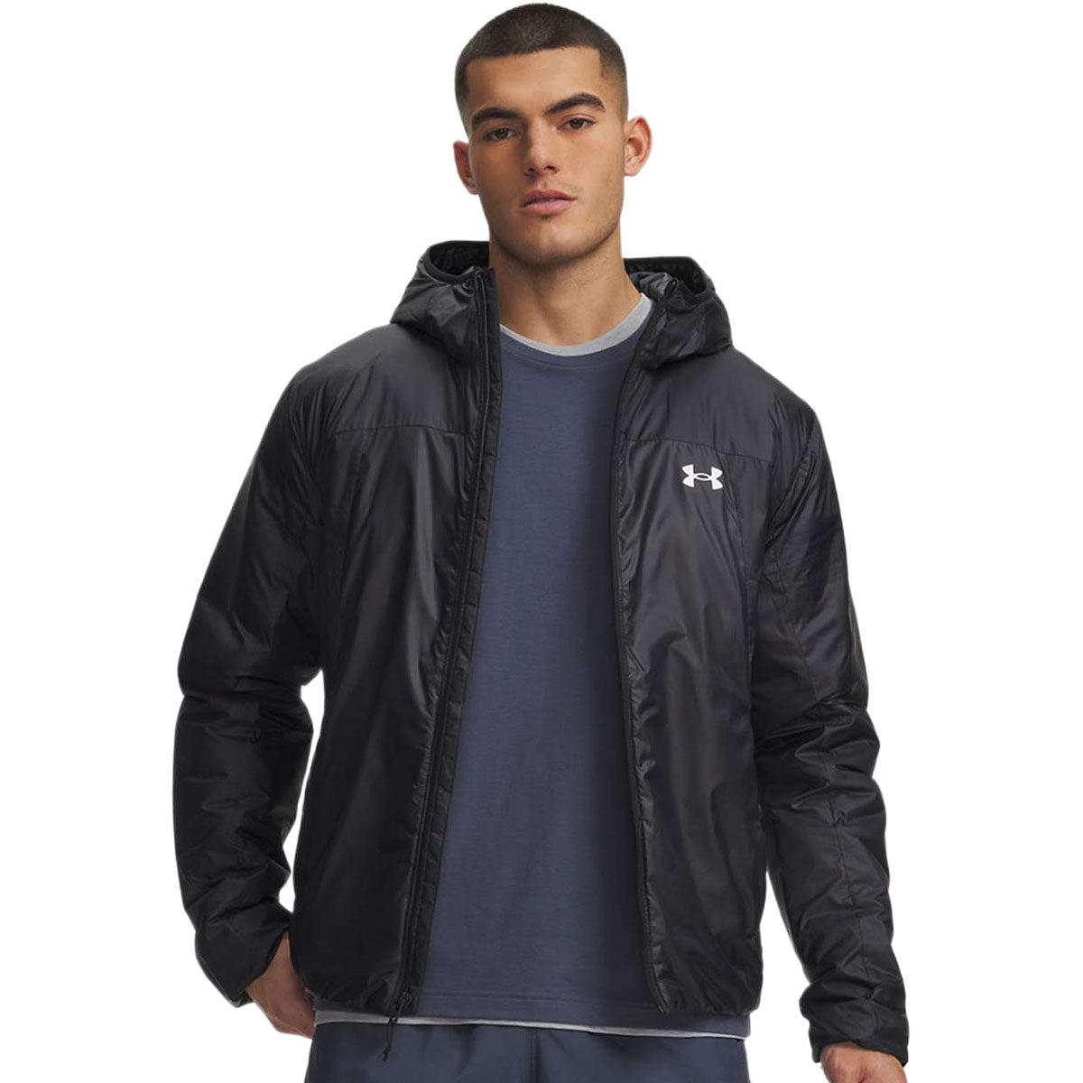 Under Armour Men's Black/White Venture Hybrid Jacket
