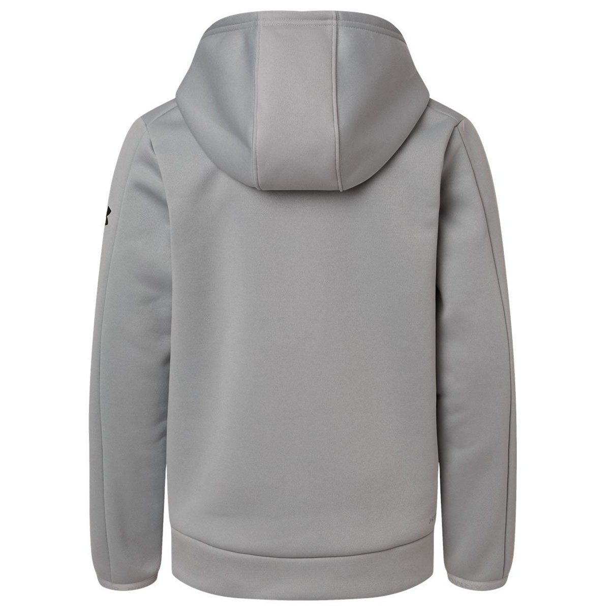 Under Armour Youth Mod Grey/Black Fleece Pro Hooded Pullover