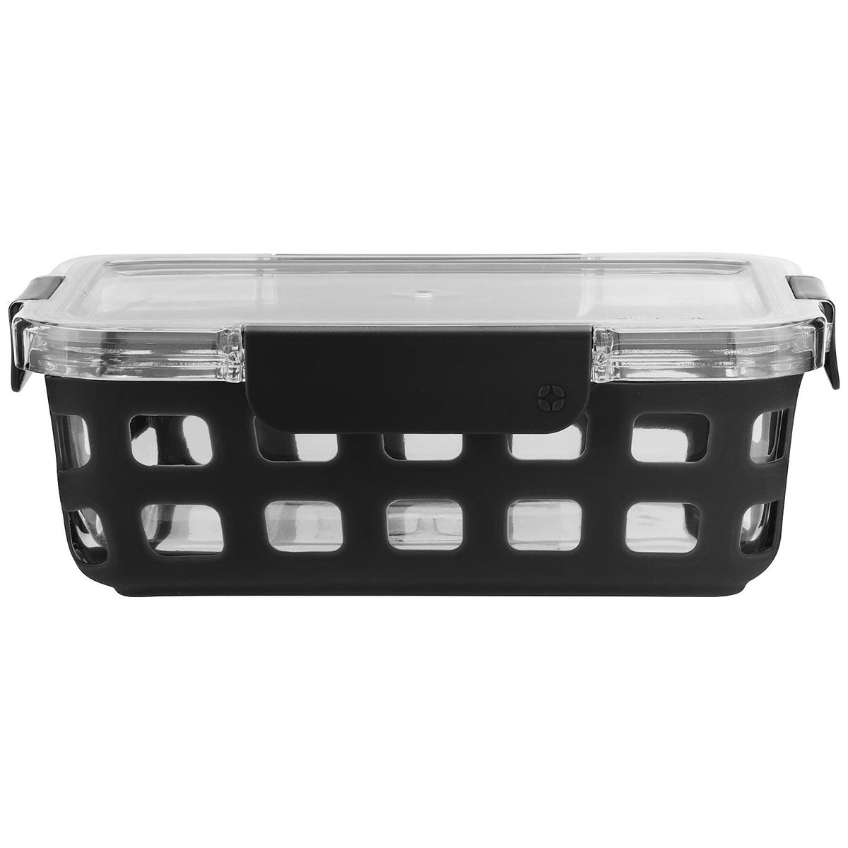 Ello Black Duraglass Storage Container