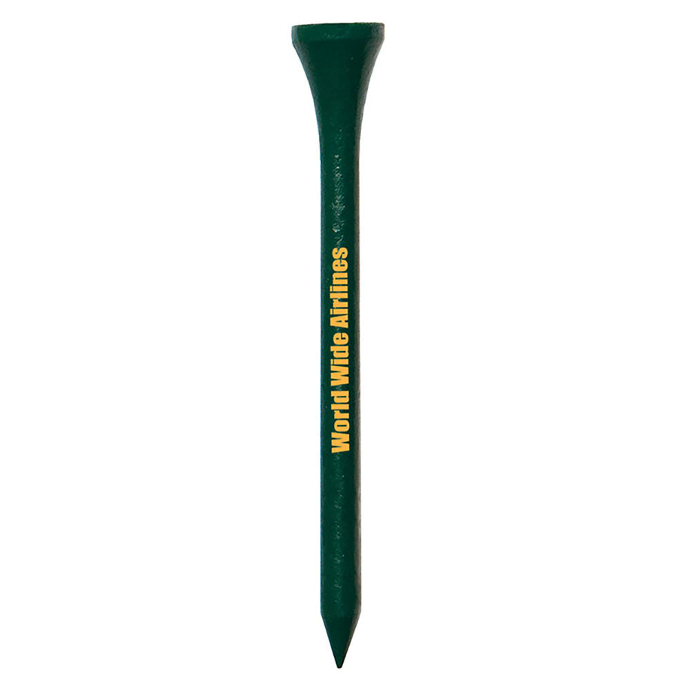 Koozie Dark Green 4-1 Golf Tee Packet - 3-1/4" Tee