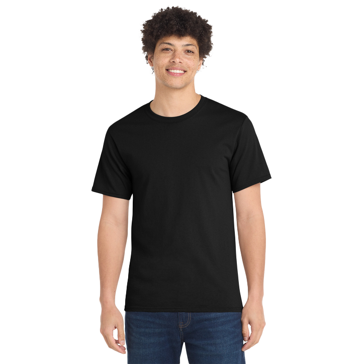 Port & Co Jet Black Tall Essential Tee