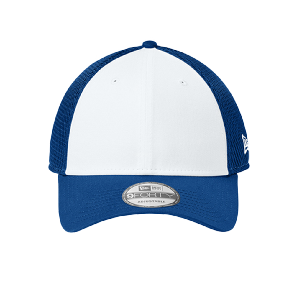 New Era Flag White/Royal Snapback Contrast Front Mesh Cap