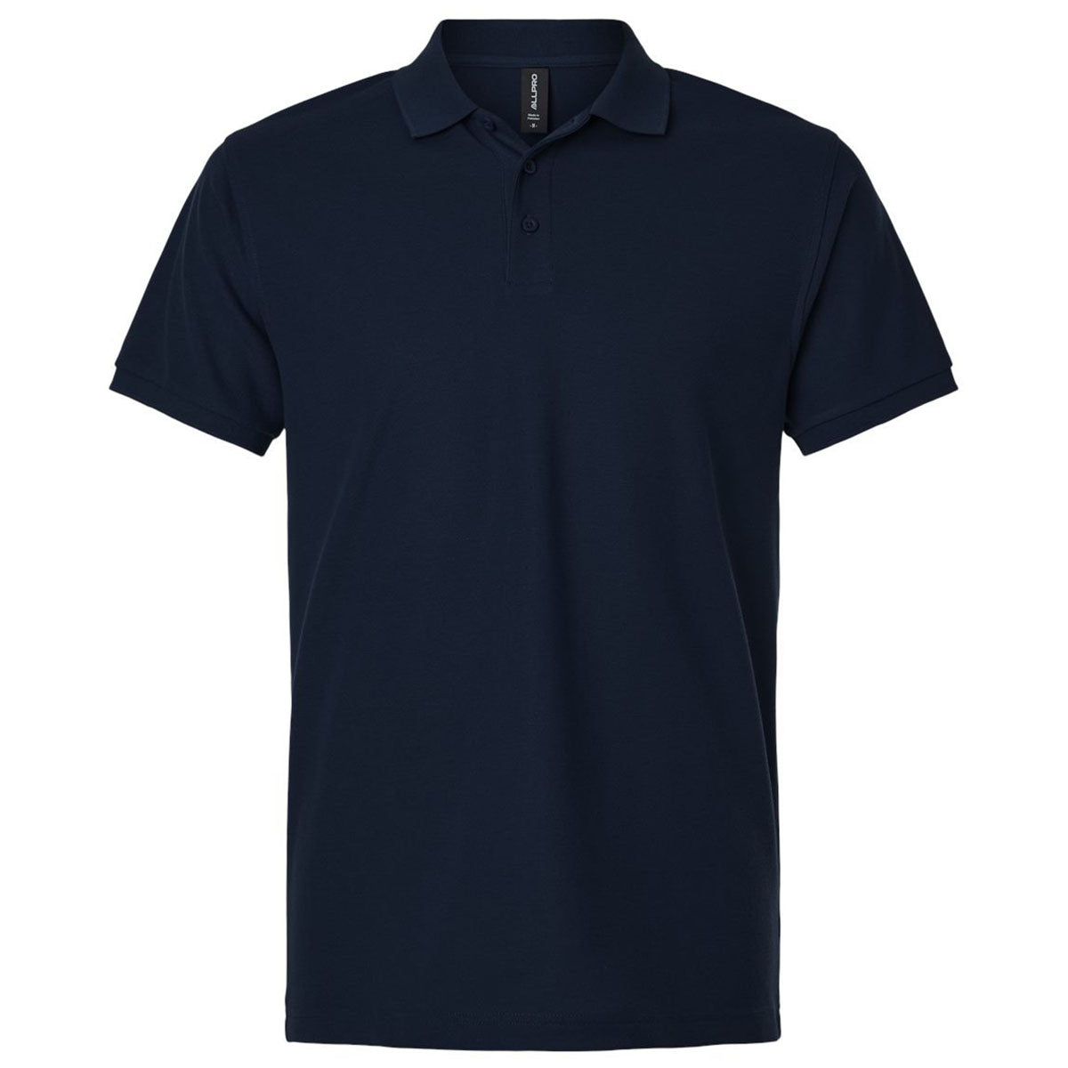 AllPro Men's Navy Pique Polo