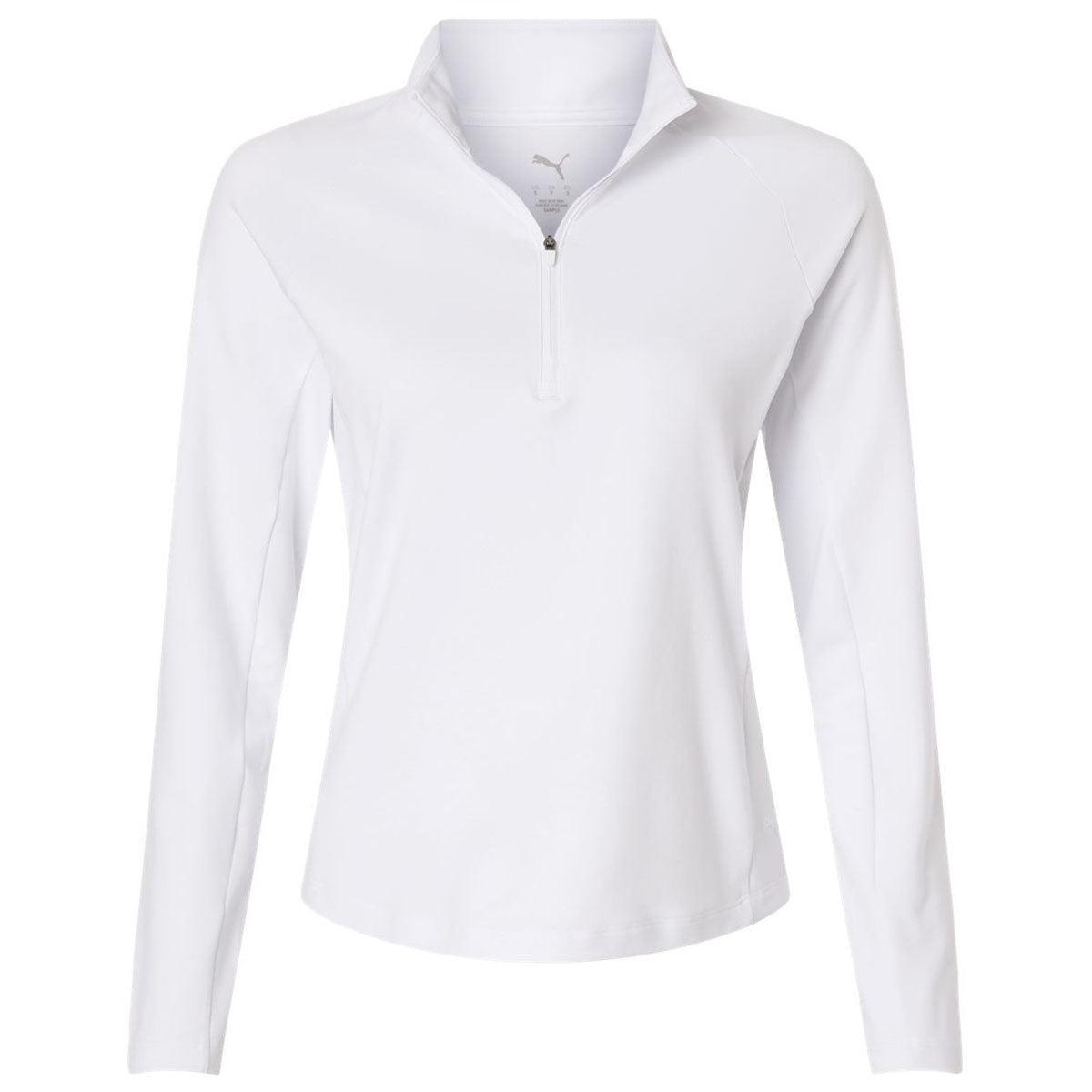 Puma Golf Women's White Glow Pure 2.0 Quarter-Zip