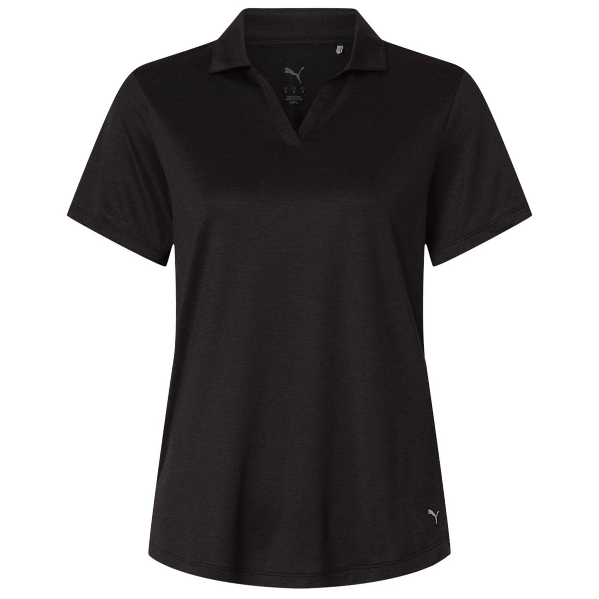 Puma Golf Women's Puma Black Heather Icon Heather Polo
