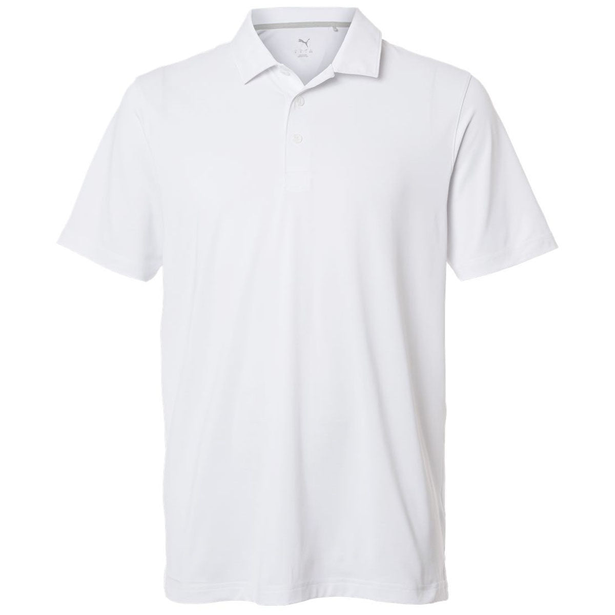 Puma Golf Men's White Glow Icon Polo 2.0