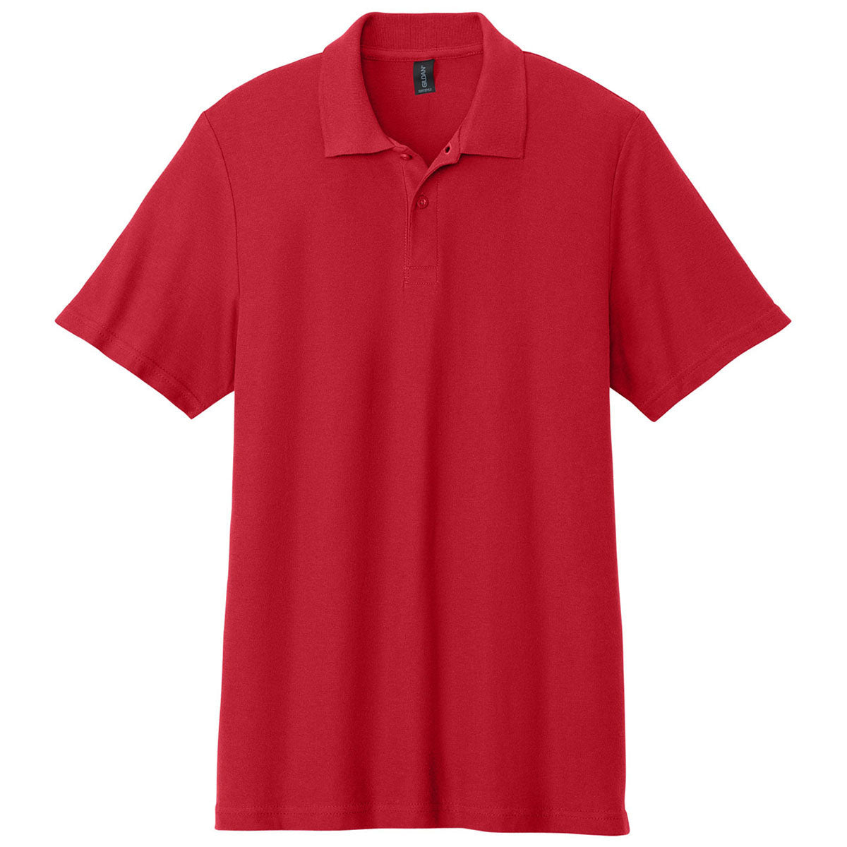 Gildan Men's Red Softstyle Pique Polo