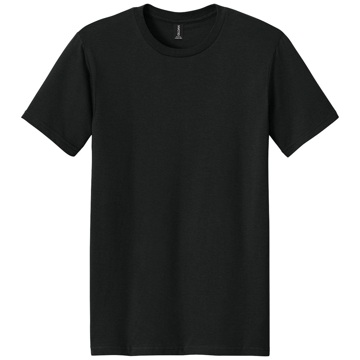 Gildan Men's Black Softstyle Plasma Print Tee