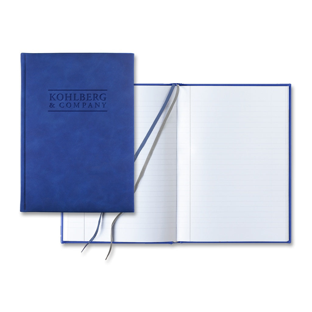 Castelli China Blue Chia Slim Grande Lined White Page Journal