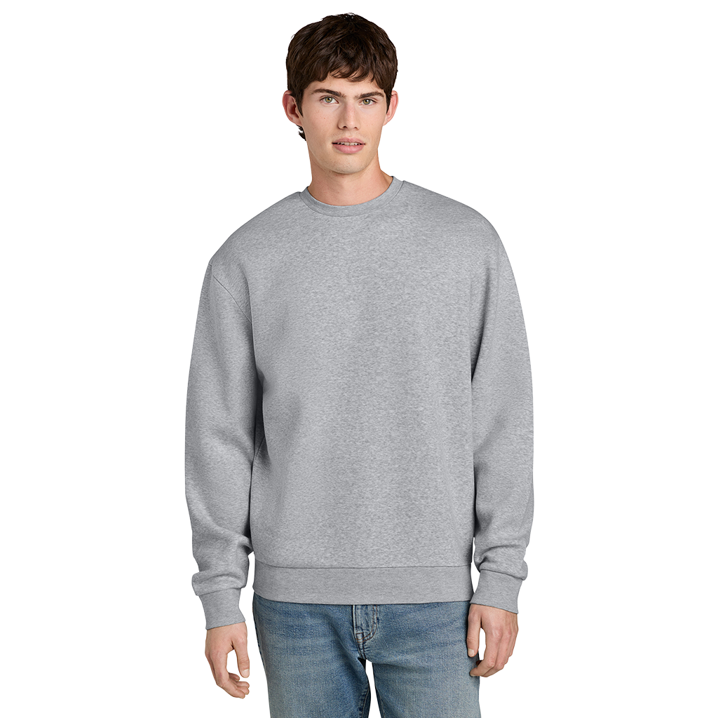 District Light Grey Heather MelloFleece Crew