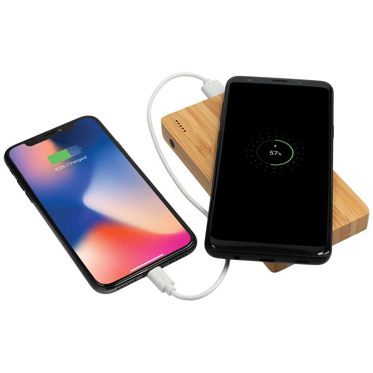 48-Hour Leed's Wood Plank 5000 mAh Bamboo Wireless Power Bank