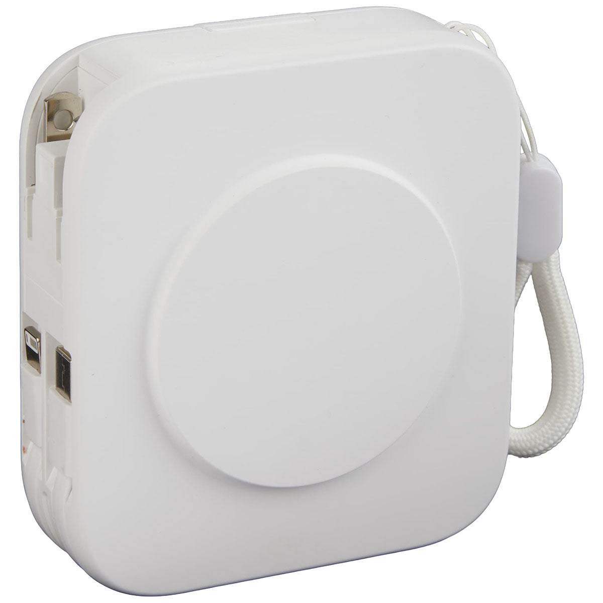 Leed's White UL MagClick Power Bank with Wall Plug