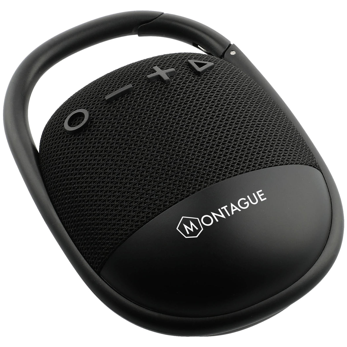 Leed's Black Fabric Clip Waterproof Bluetooth Speaker