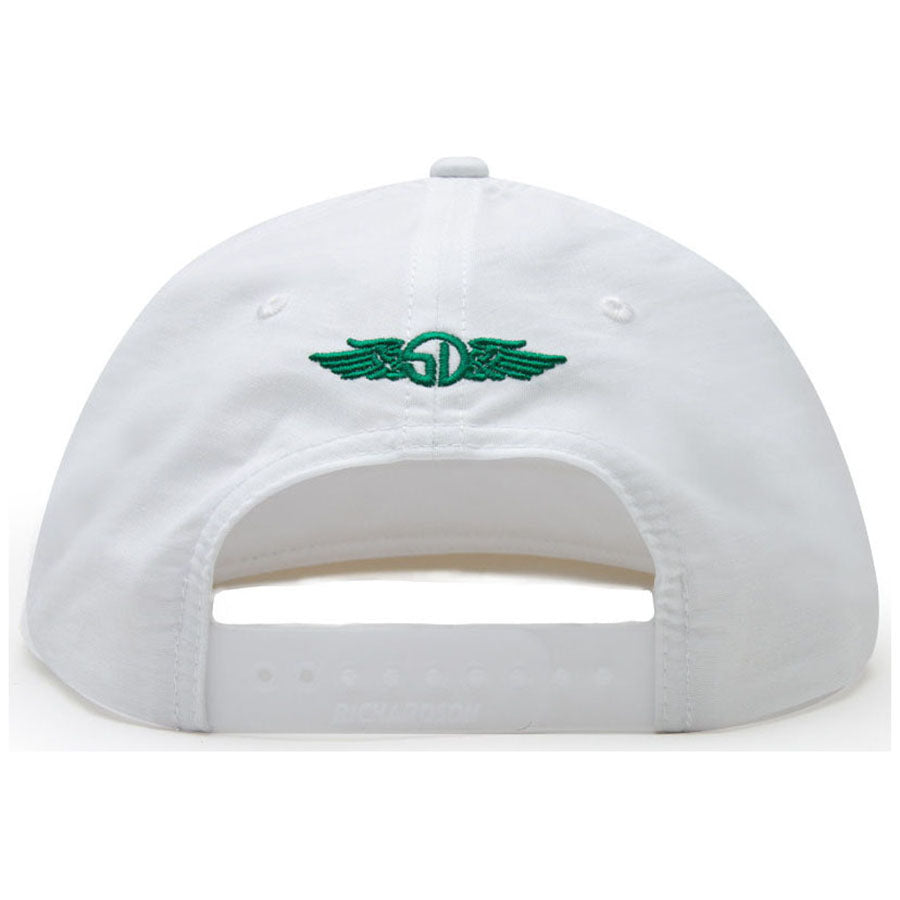 Straight Down White Hogan Retro Rope Hat