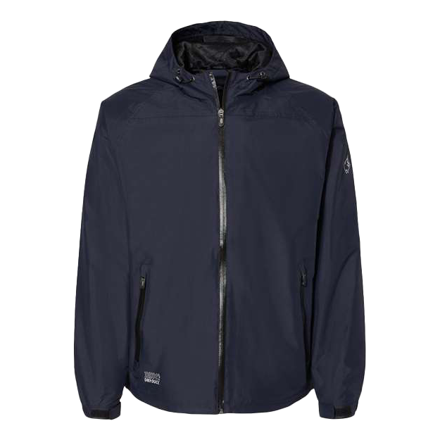 Dri Duck Unisex Navy Torrent Waterproof Hooded Jacket