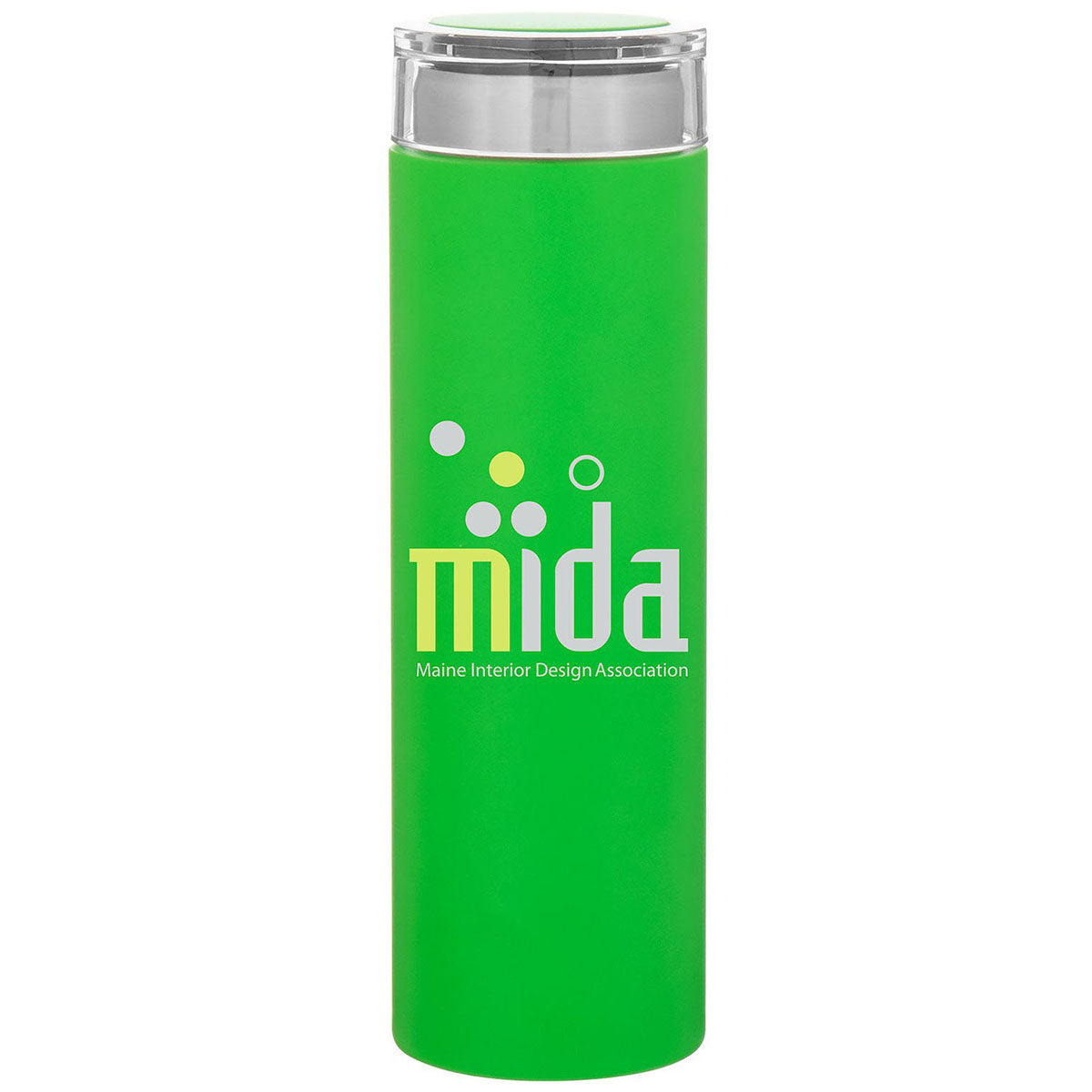 H2Go Matte Lime Rocket 16.9oz Stainless Steel Thermal Bottle