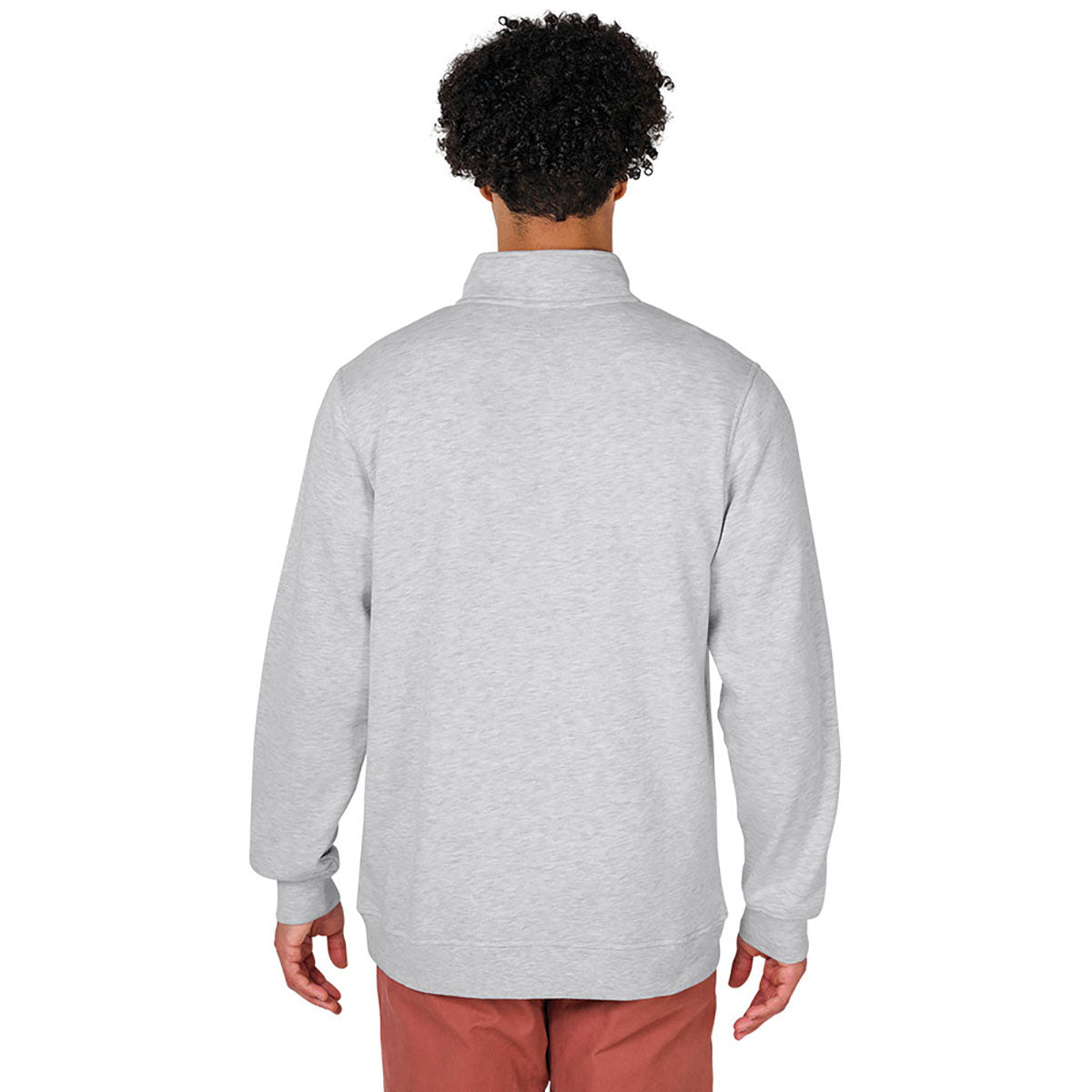Charles River Men's Heather Grey Willow Half Zip Sweatshirt