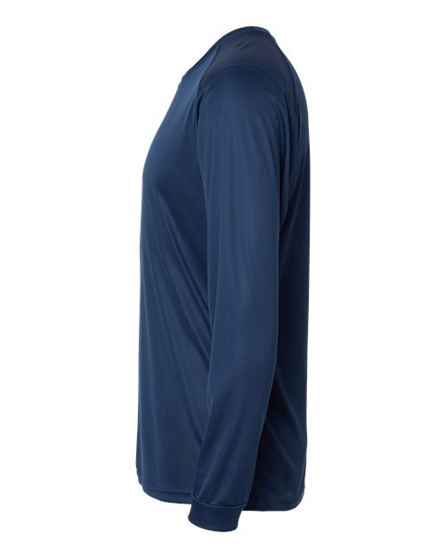 Paragon Navy Unisex Long Islander Performance Long Sleeve T-Shirt