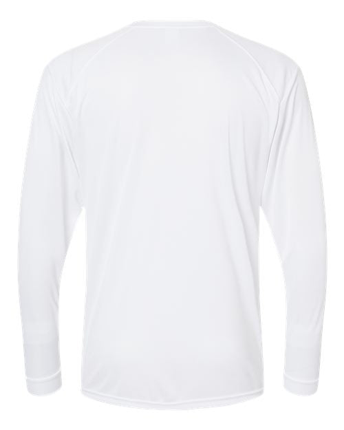 Paragon White Unisex Long Islander Performance Long Sleeve T-Shirt