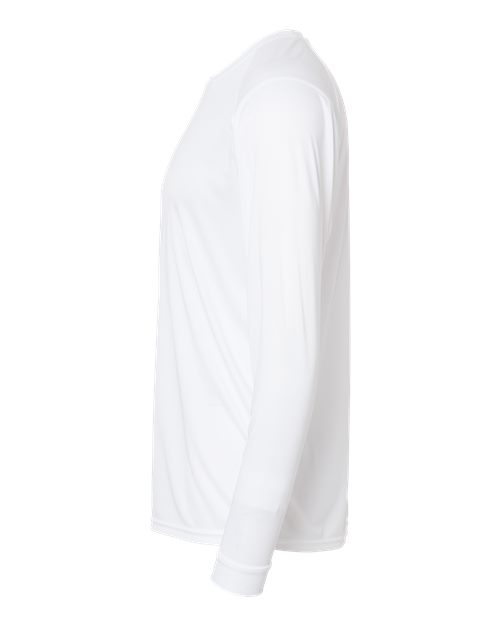Paragon White Unisex Long Islander Performance Long Sleeve T-Shirt