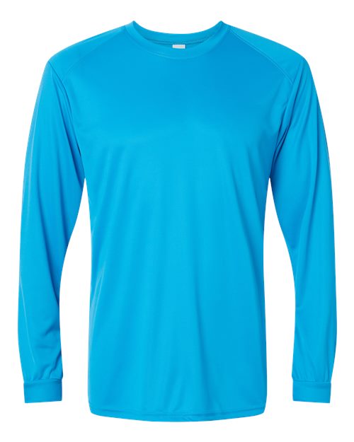 Paragon Turquoise Unisex Long Islander Performance Long Sleeve T-Shirt