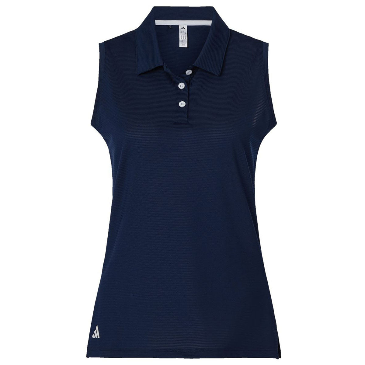 Adidas Women's Collegiate Navy Ottoman Sleeveless Polo