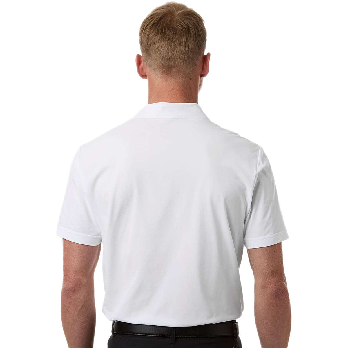 Adidas Men's White Ultimate365 Tour Twistknit Polo