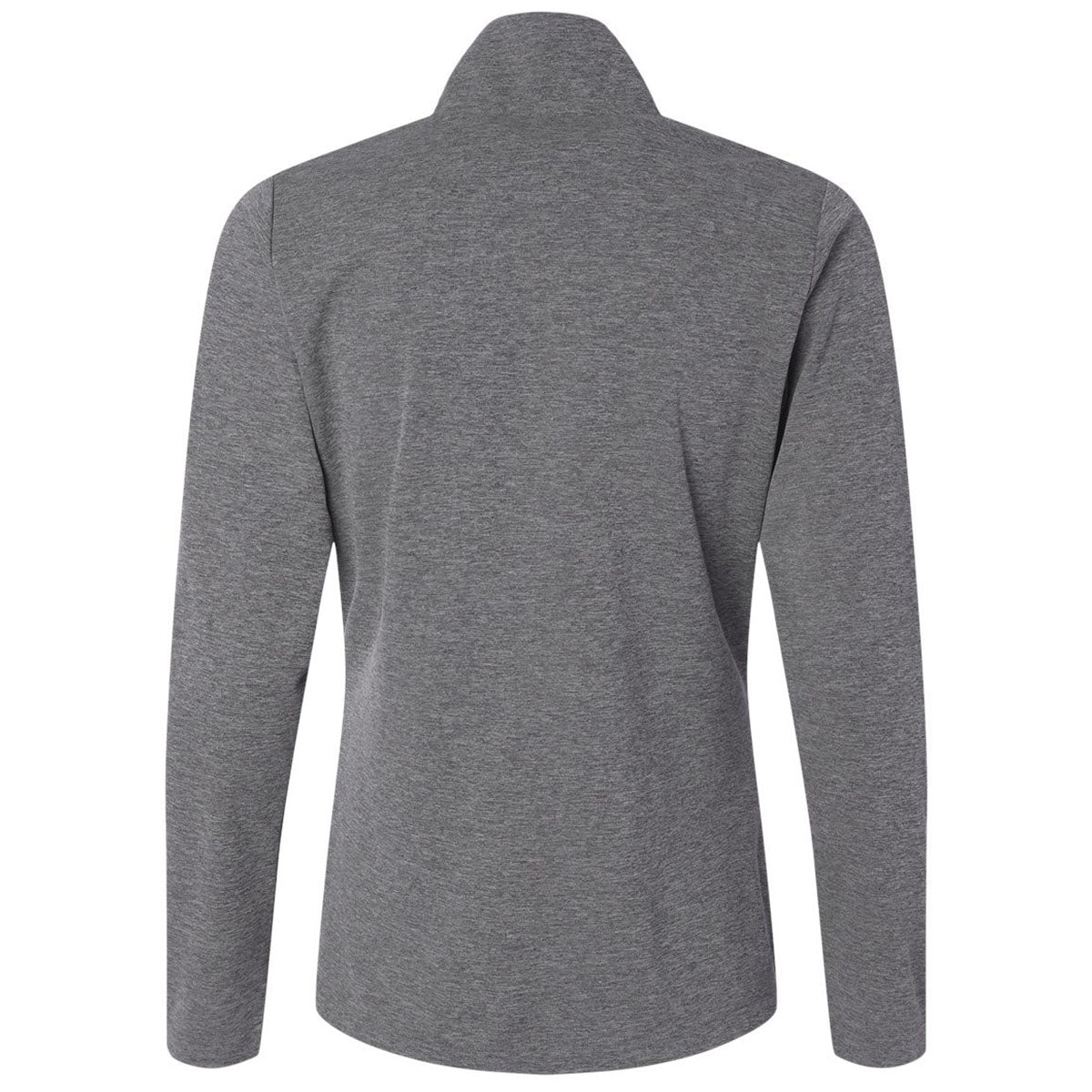 Adidas Women's Black Heather Lightweight Quarter-Zip Pullover