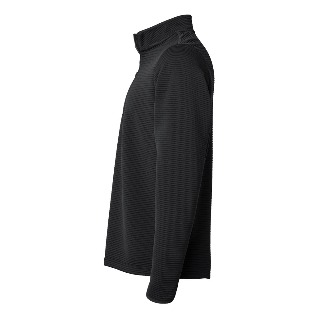Adidas Men's Black Spacer Quarter-Zip Pullover