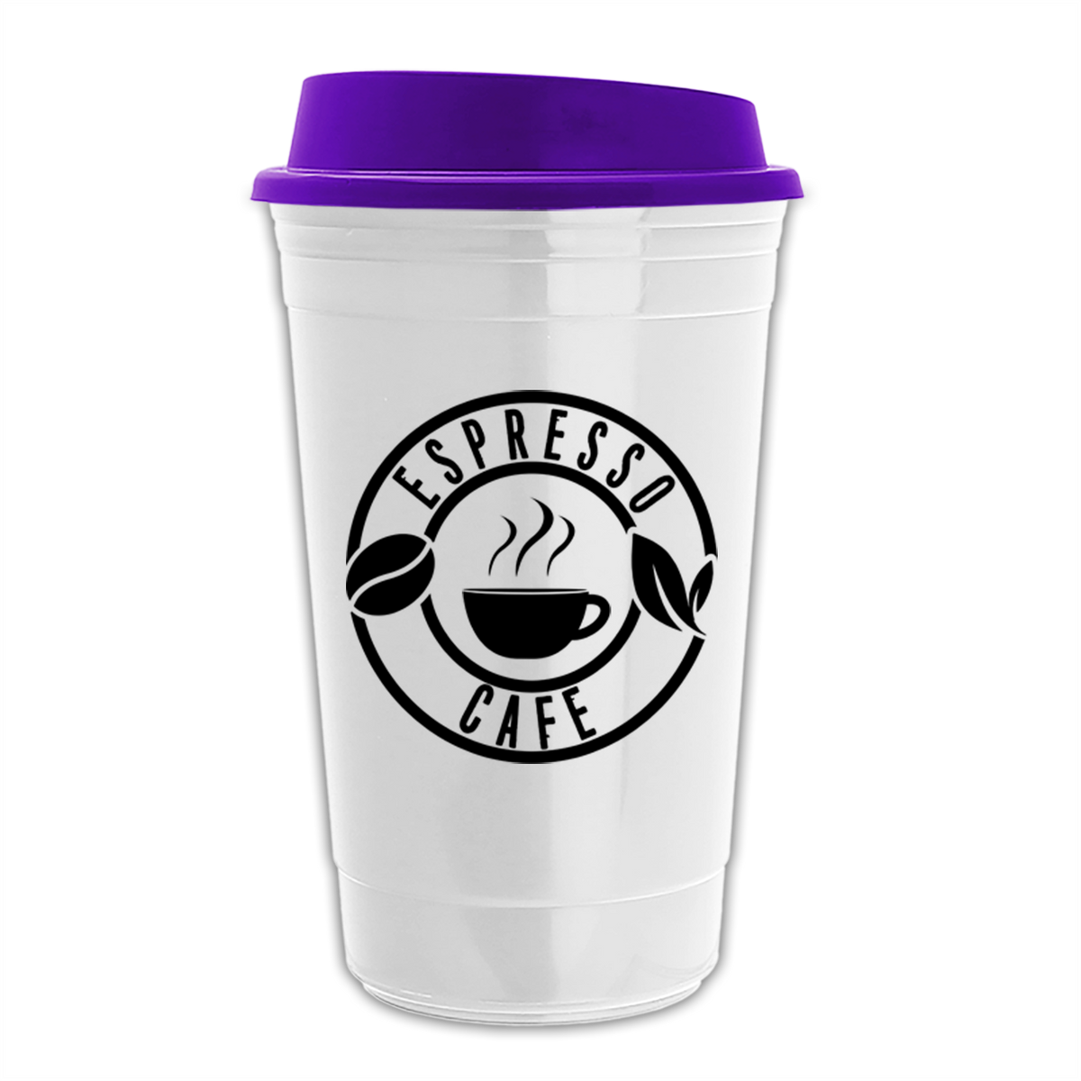 Garyline White Traveler Insulated Cup - 16 oz.