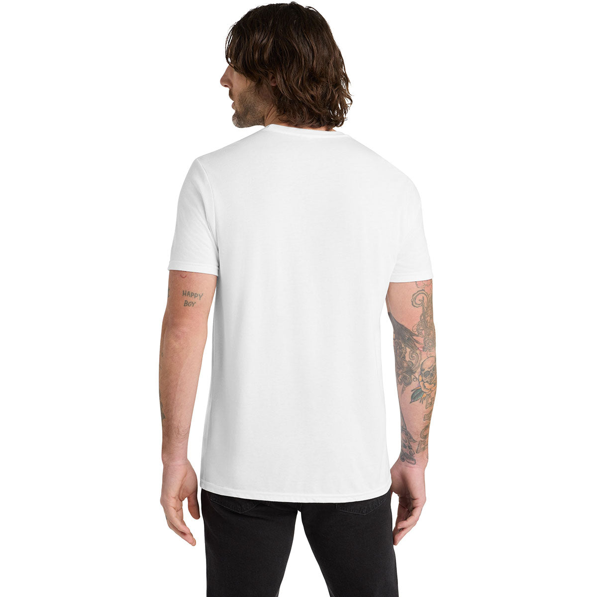 Allmade Unisex Bright white Tri-Blend Tee
