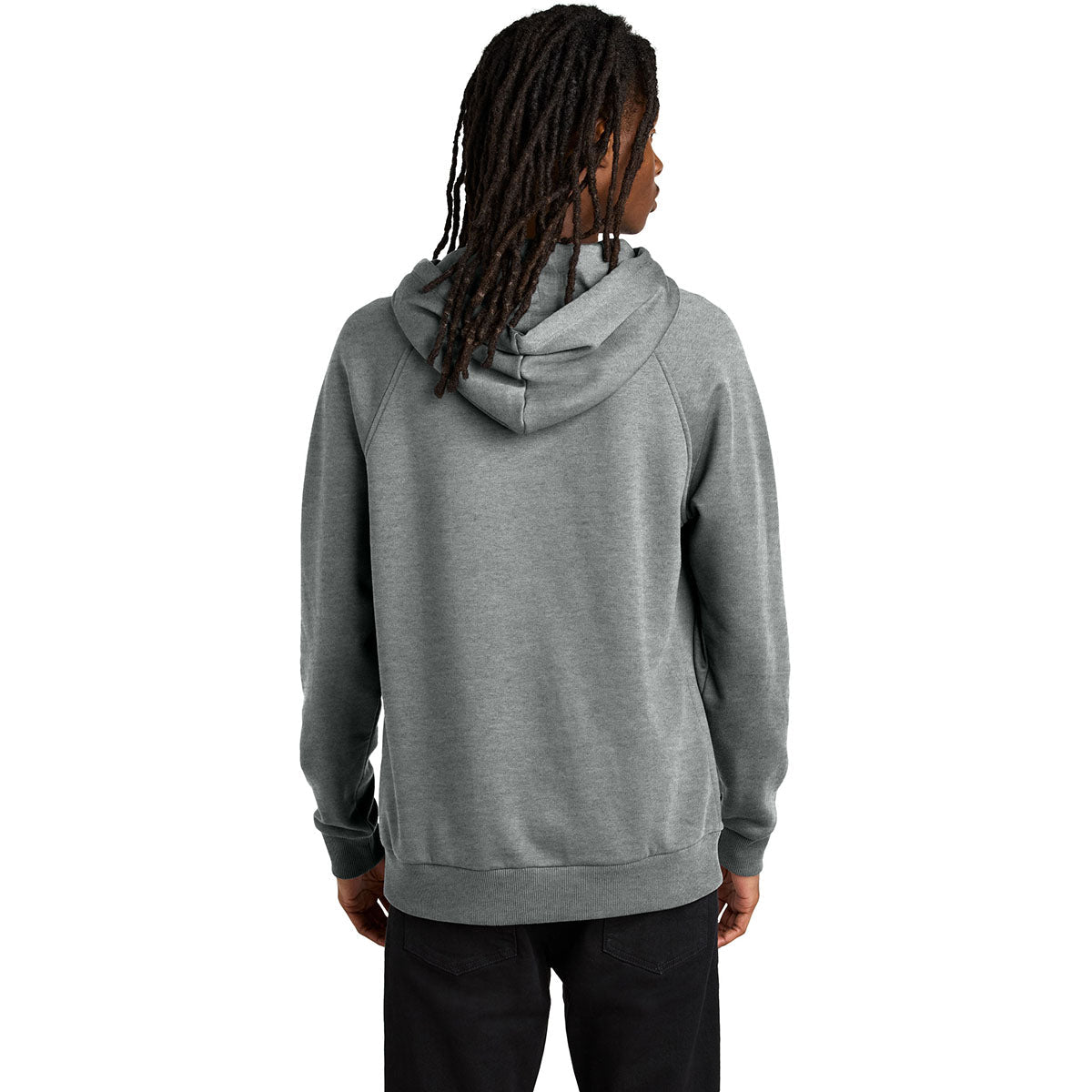 Allmade Unisex Aluminum Grey Heather Organic CVC Fleece Pullover Hoodie