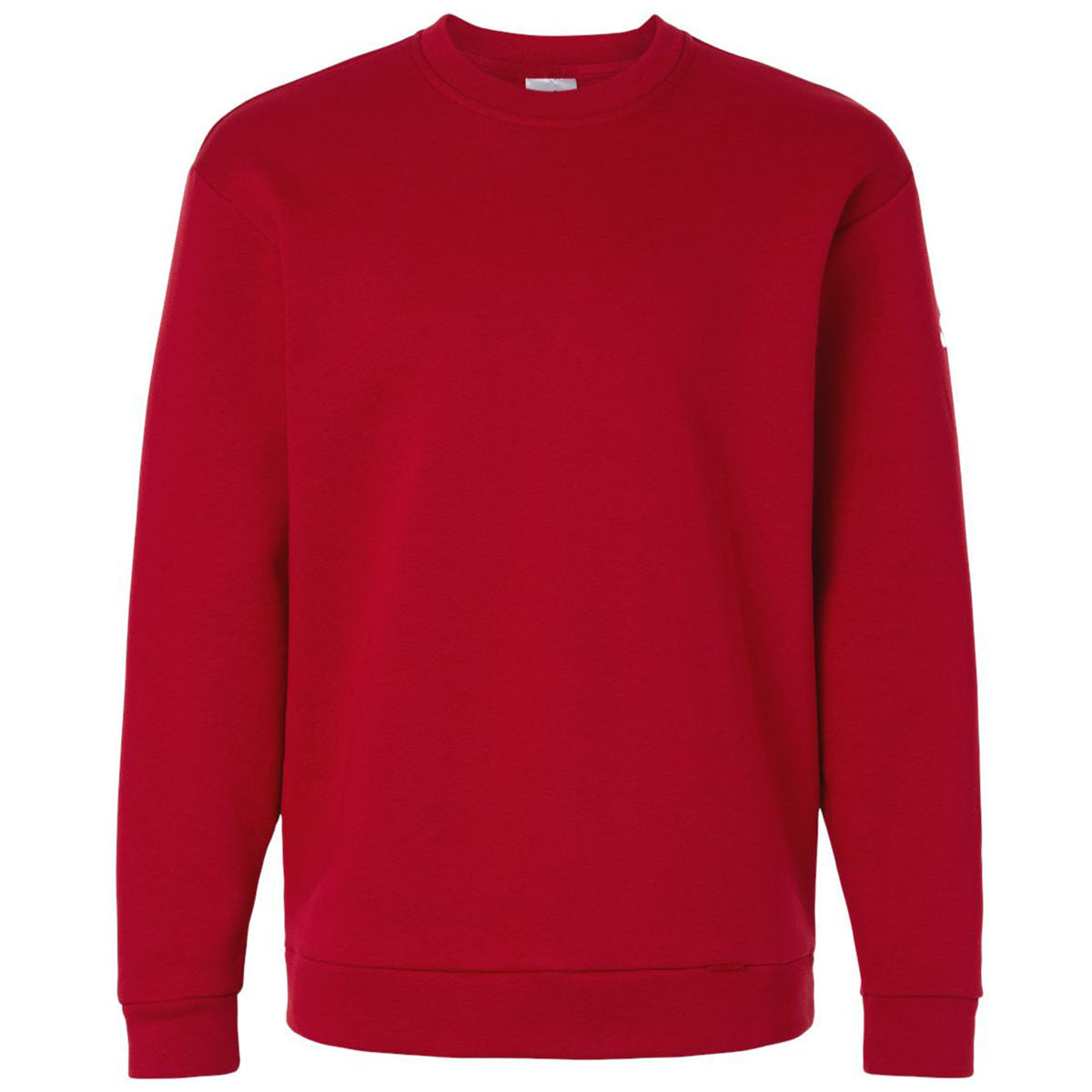 Adidas Men's Team Power Red/White Fleece Crewneck Sweatshirt