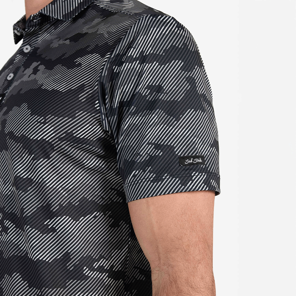 Bad Birdie Men's Frostbite - Granite Core Performance Polo