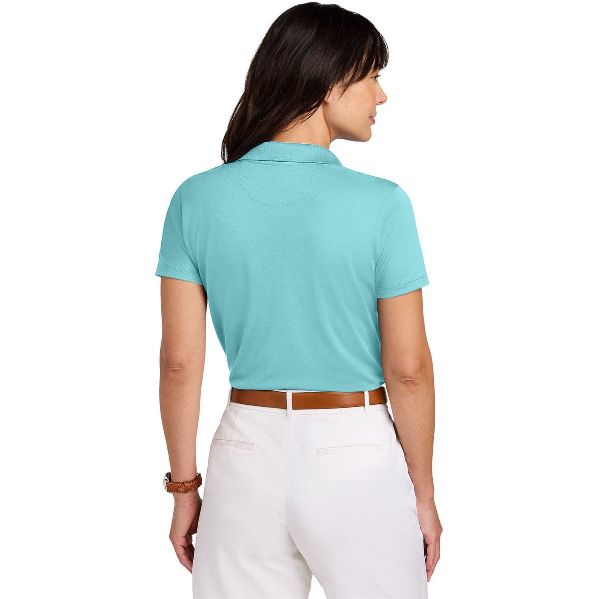 Brooks Brothers Women's Soft Mint Mesh Pique Performance Polo