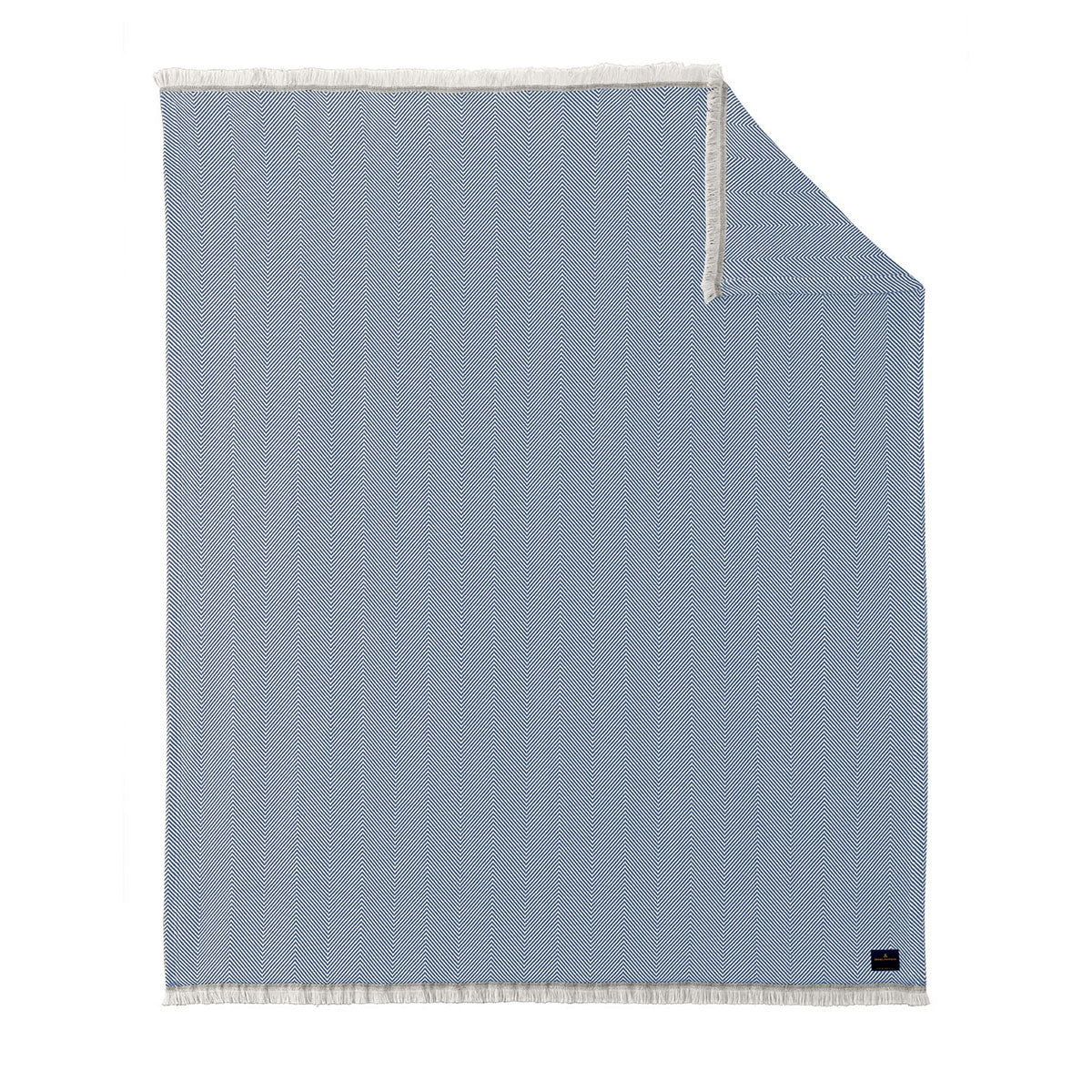 Brooks Brothers Compass Blue/Parchment Coastal Throw