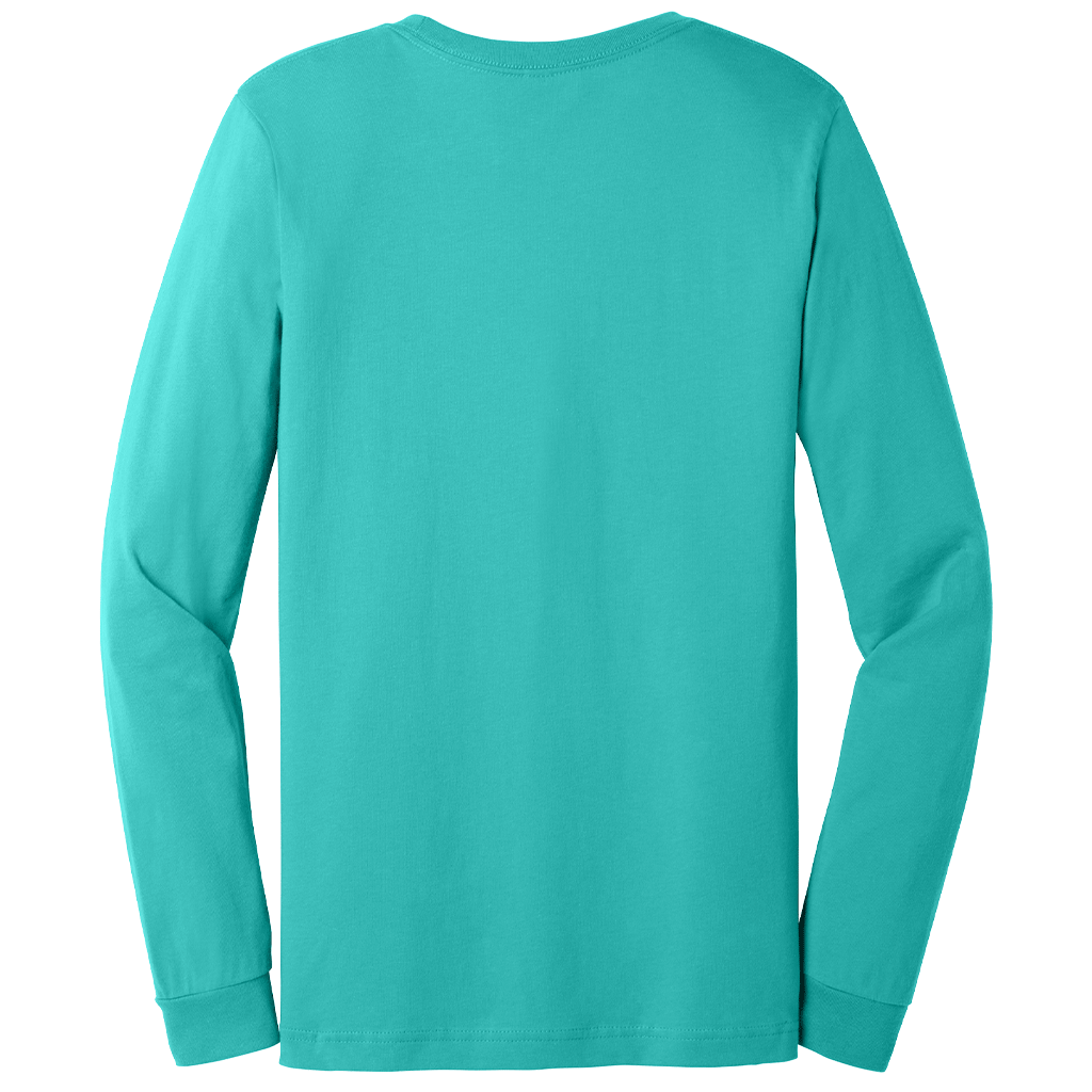 Bella + Canvas Unisex Teal Jersey Long Sleeve Tee